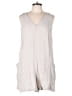 Athleta 100% Linen Solid Gray Romper Size L (tall) - photo 1