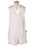 Athleta 100% Linen Solid Gray Romper Size L (tall) - photo 2