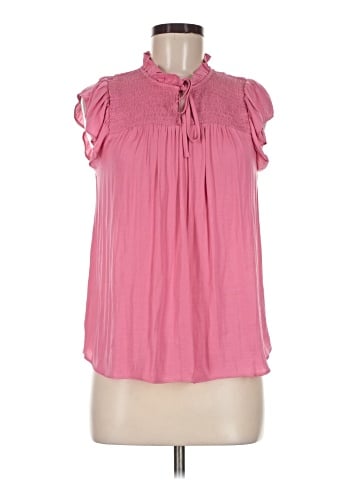 Maison d' Amelie Short Sleeve Blouse (view 1)