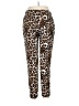 UK 2 LA 100% Polyester Animal Print Brown Casual Pants Size L - photo 2