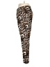 UK 2 LA 100% Polyester Animal Print Brown Casual Pants Size L - photo 5