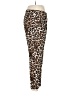 UK 2 LA 100% Polyester Animal Print Brown Casual Pants Size L - photo 4