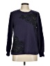 Chico's Paisley Purple Pullover Sweater Size Med (1) - photo 1
