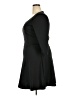 Just Fab Solid Black Casual Dress Size XXL - photo 5