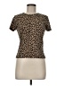 Aqua Animal Print Brown Short Sleeve T-Shirt Size M - photo 1