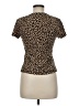 Aqua Animal Print Brown Short Sleeve T-Shirt Size M - photo 2