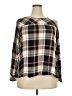 Versona 100% Rayon Brown Long Sleeve Blouse Size XXL - photo 1