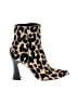 Coach Animal Print Gold Ankle Boots Size 7 - photo 1