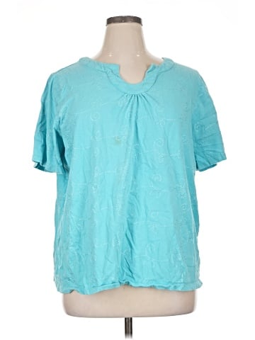 Liz & Me Short Sleeve Blouse (view 1)