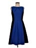 Alyx Color Block Blue Cocktail Dress Size 4 - photo 1