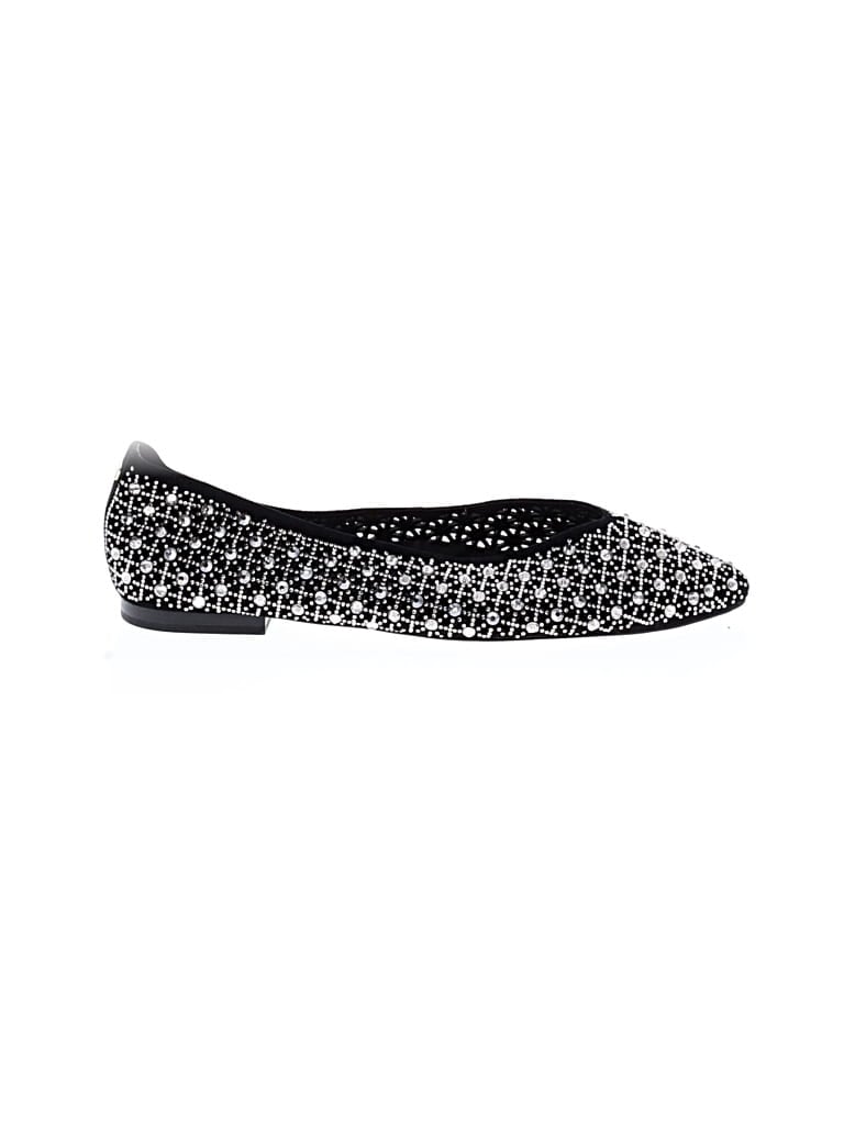Pre-owned Birdies Flats In Black