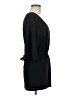 Deletta 100% Polyester Black 3/4 Sleeve Top Size M - photo 4