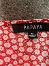 Papaya Red Short Sleeve Top Size M - photo 7
