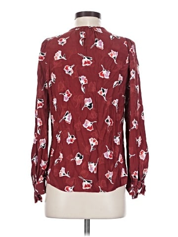 Rebecca Taylor Long Sleeve Silk Top (view 2)