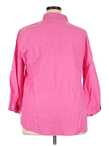 Chaus 3/4 Sleeve Button-Down Shirt (view 2)