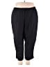 Laura Ashley 100% Linen Solid Black Linen Pants Size 22 - photo 1