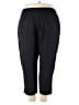 Laura Ashley 100% Linen Solid Black Linen Pants Size 22 - photo 2