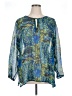 Chico's Blue Long Sleeve Blouse Size XL (3) - photo 1