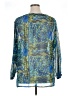 Chico's Blue Long Sleeve Blouse Size XL (3) - photo 2