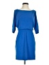 Jessica Simpson Solid Blue Casual Dress Size S - photo 1