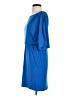Jessica Simpson Solid Blue Casual Dress Size S - photo 5