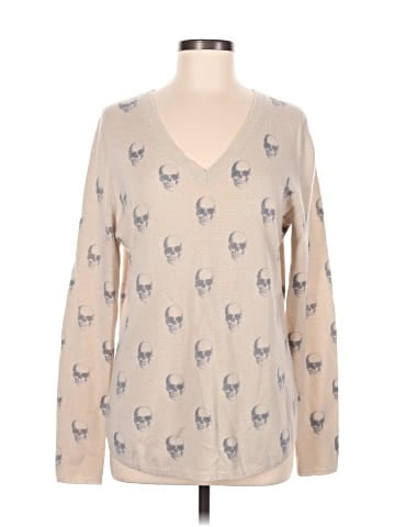Skull Cashmere Cashmere Pullover Sweater (view 1)