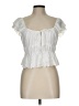 Kirious White Short Sleeve Blouse Size L - photo 1