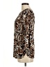 Frank Lyman Design Animal Print Brown 3/4 Sleeve Blouse Size 6 - photo 5