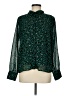 Vero Moda 100% Polyester Animal Print Green Long Sleeve Blouse Size M - photo 1