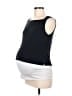 Assorted Brands 100% Cotton Black Sleeveless T-Shirt Size Med Maternity - photo 1