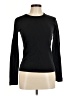 Three Dots 100% Cotton Black Long Sleeve Top Size M - photo 1