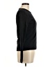 Three Dots 100% Cotton Black Long Sleeve Top Size M - photo 4