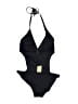 MICHAEL Michael Kors Solid Black One Piece Swimsuit Size 6 - photo 2