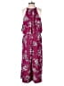 Maggy London Floral Burgundy Purple Casual Dress Size 2 - photo 2