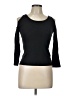 Splendid Black 3/4 Sleeve Top Size 10 - photo 1