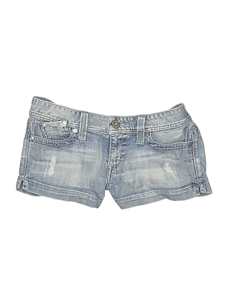 Pre-owned Guess Jeans Denim Shorts In Blue