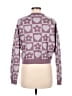 Debut Hearts Purple Pullover Sweater Size M - photo 2