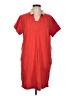 Toad & Co Red Casual Dress Size L - photo 1