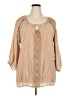 Cocomo Tan 3/4 Sleeve Blouse Size 3X - photo 1