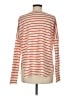 Vince. 100% Cashmere Stripes Red Orange Cashmere Pullover Sweater Size M - photo 2
