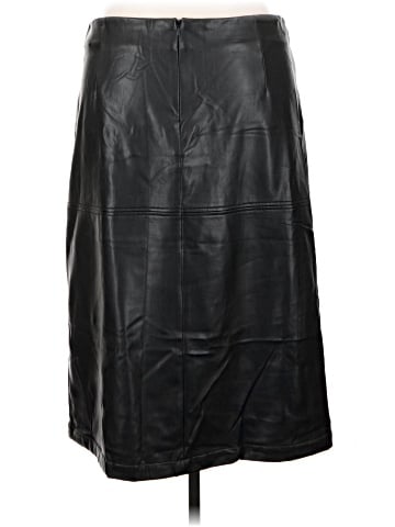 Anne Klein Faux Leather Skirt (view 2)
