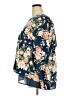 B Collection by Bobeau Floral Blue Long Sleeve Blouse Size 3X - photo 5