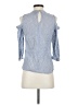 Bobeau Blue 3/4 Sleeve Blouse Size XS - photo 2
