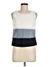 Perceptions 100% Polyester Ivory Sleeveless Blouse Size 6 Petite - photo 1