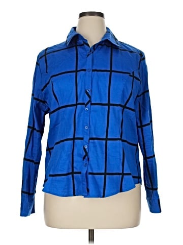 New York & Company Long Sleeve Button-Down Shirt (view 1)