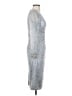 Mac Duggal 100% Polyester Silver Cocktail Dress Size 2 - photo 4