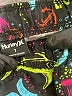 Hurley 100% Polyester Graphic Black Board Shorts Size 7 - photo 3