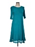 Spense Teal Casual Dress Size M - photo 1