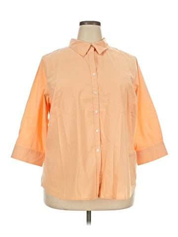 IZOD 3/4 Sleeve Button-Down Shirt (view 1)