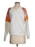Maurices Color Block White Sweatshirt Size S - photo 1